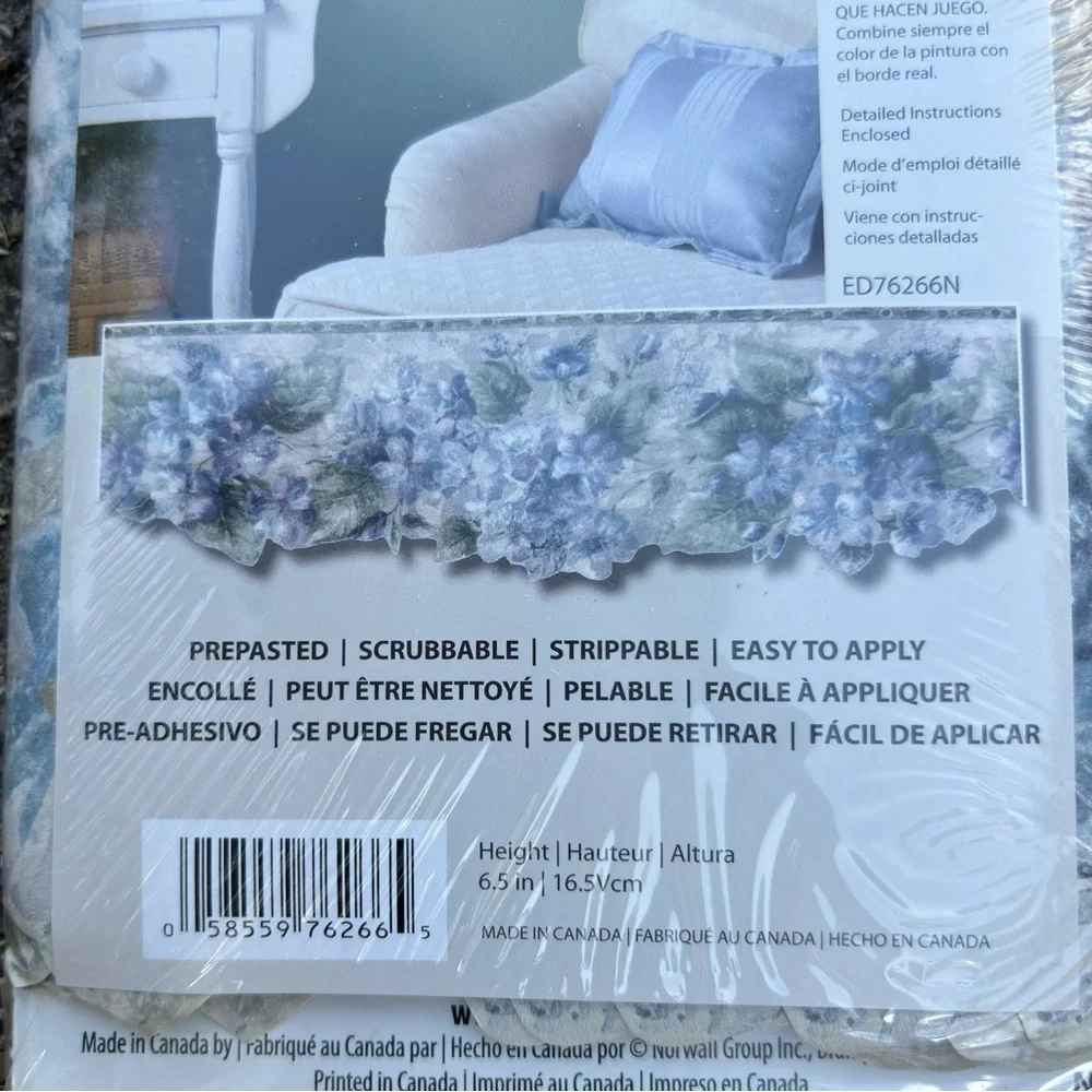 Norwall Floral Wallpaper Border 